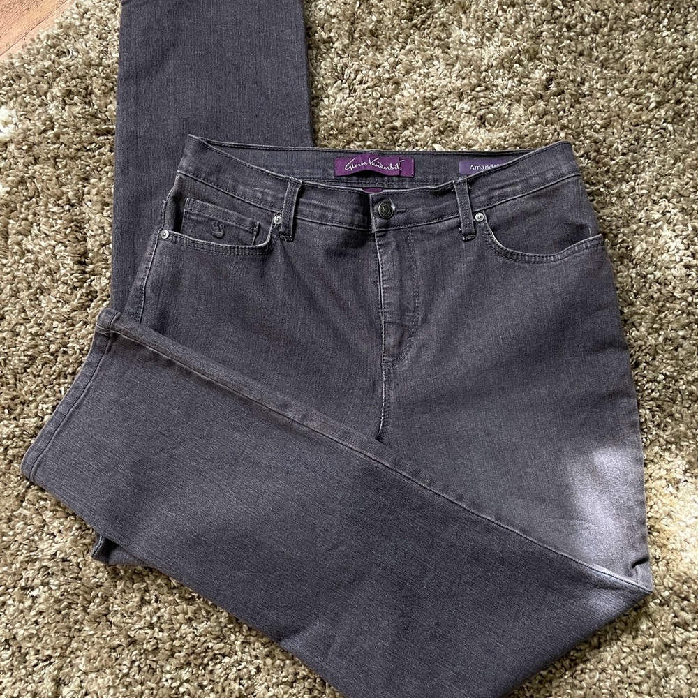 Grey Denim Work Pant